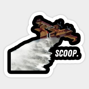 Super Scooper Sticker